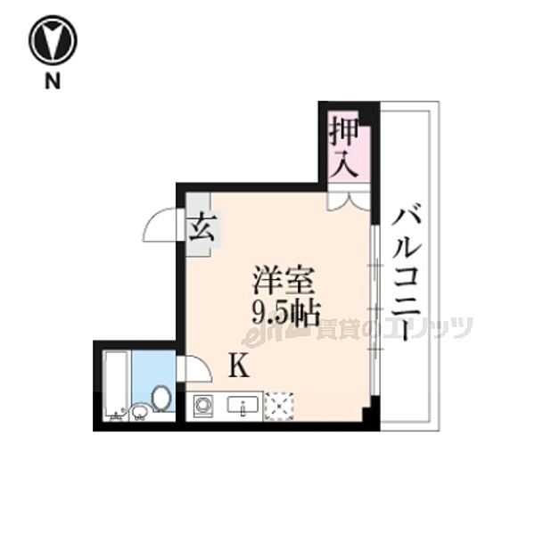 STEP RIGHT UP 201｜京都府京都市下京区西七条北月読町(賃貸マンション1R・2階・17.00㎡)の写真 その2