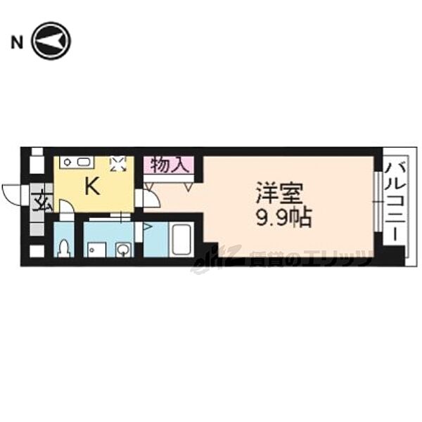 アスティオン深草 102｜京都府京都市伏見区深草大門町(賃貸マンション1K・1階・29.90㎡)の写真 その2