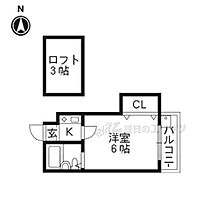 ベルメゾン京都 104 ｜ 京都府京都市下京区朱雀正会町（賃貸アパート1K・1階・14.41㎡） その2