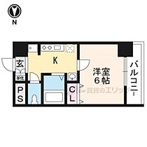 ＵｎＣａｓｔｅｌｌｏ　西院 205 ｜ 京都府京都市右京区西院東今田町（賃貸マンション1K・2階・21.45㎡） その2