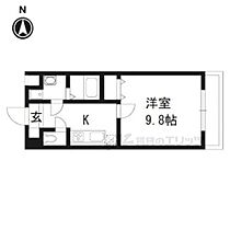 京都府京都市右京区西京極下沢町（賃貸マンション1K・2階・31.50㎡） その2