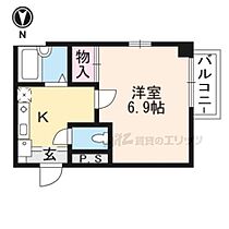 京都府京都市中京区室町通押小路下る御池之町（賃貸マンション1K・5階・21.26㎡） その2