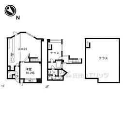 Ｇｒａｎｄ　Ｅ’ｔｅｒｎａ　京都 10階1LDKの間取り