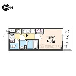 間取図画像 1K