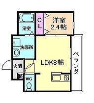 リアコート高井田中央　WEST 303 ｜ 大阪府東大阪市西堤2丁目（賃貸マンション1LDK・3階・25.46㎡） その2