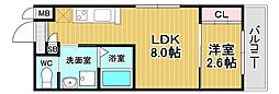 近鉄南大阪線 北田辺駅 徒歩8分の賃貸アパート