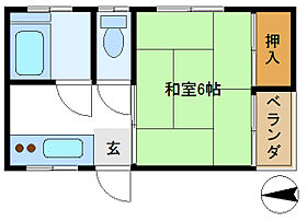 藤田マンション 202 ｜ 東京都足立区梅島１丁目8-2（賃貸マンション1K・2階・21.00㎡） その1