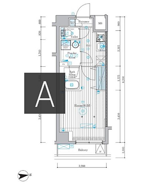 ミライズ東京墨田アネックス ｜東京都墨田区八広6丁目(賃貸マンション1K・2階・25.52㎡)の写真 その2