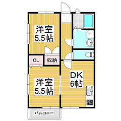物件の間取り