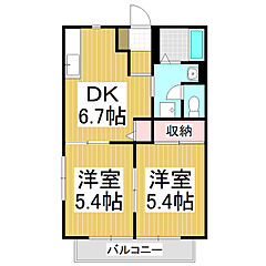 物件の間取り