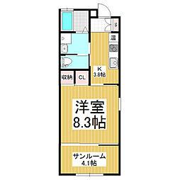 Navillera 1Kの間取図画像