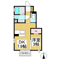 ＩＲシンシアII  ｜ 長野県長野市大字風間（賃貸アパート1DK・1階・29.84㎡） その2