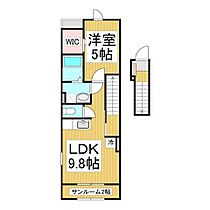 長野県長野市大字稲葉（賃貸アパート1LDK・2階・42.04㎡） その2