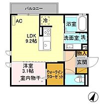 キアラ  ｜ 長野県長野市七瀬（賃貸アパート1LDK・3階・32.77㎡） その2