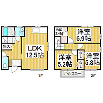 プレシール　やま  ｜ 長野県長野市大字稲葉（賃貸テラスハウス3LDK・1階・77.81㎡） その2