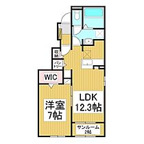 長野県長野市大字稲葉（賃貸アパート1LDK・1階・50.42㎡） その2