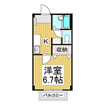 長野県長野市宮沖（賃貸アパート1K・2階・23.40㎡） その2