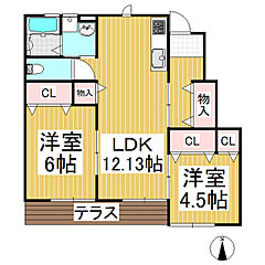 物件の間取り