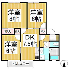 物件の間取り