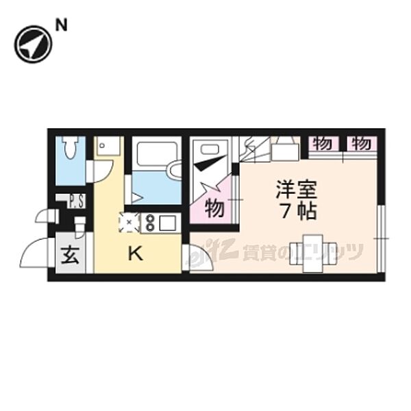 レオパレスアドリッグ 104｜滋賀県彦根市川瀬馬場町(賃貸アパート1K・1階・23.18㎡)の写真 その2