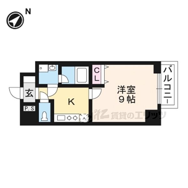 CITY SPIRE浜大津駅前 503｜滋賀県大津市浜大津1丁目(賃貸マンション1K・5階・31.38㎡)の写真 その2