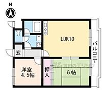 滋賀県大津市勧学1丁目（賃貸マンション2LDK・2階・51.84㎡） その2