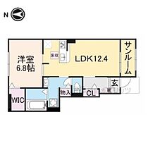 滋賀県高島市安曇川町西万木（賃貸アパート1LDK・1階・52.38㎡） その2