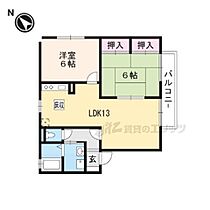 ホワイトマルベリー 202 ｜ 滋賀県大津市今堅田（賃貸アパート2LDK・2階・55.48㎡） その2