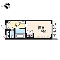 マリーブ1820 406 ｜ 滋賀県草津市野路東４丁目（賃貸マンション1K・4階・22.75㎡） その2