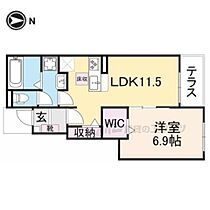 カレント新城 102 ｜ 滋賀県甲賀市水口町新町（賃貸アパート1LDK・1階・44.20㎡） その2