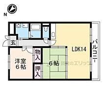 滋賀県草津市若竹町（賃貸マンション2LDK・2階・58.50㎡） その2