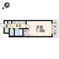 滋賀県草津市渋川1丁目（賃貸マンション1K・3階・24.00㎡） その2