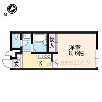 レオパレスグランヴィア東草津III 206 ｜ 滋賀県草津市東草津（賃貸アパート1K・2階・23.18㎡） その1