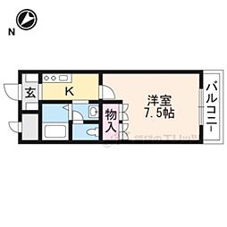 ブルーム・T 1Kの間取図画像
