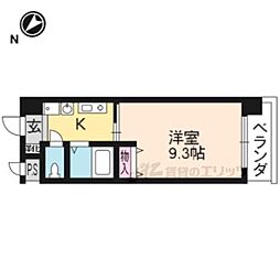 セトルはまおおつ 1Kの間取図画像