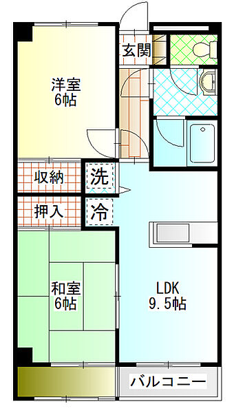 ロワール市川 105｜神奈川県小田原市扇町１丁目(賃貸マンション2LDK・1階・50.20㎡)の写真 その2