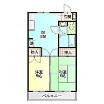 グリーンライフ奥津 208 ｜ 神奈川県小田原市久野（賃貸アパート2DK・2階・41.00㎡） その2