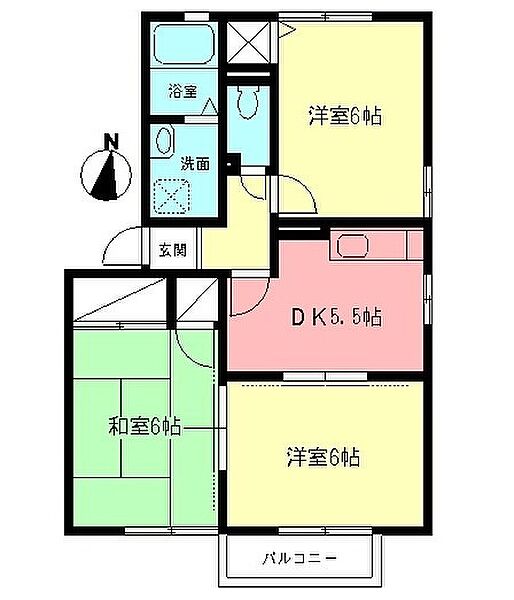 神奈川県小田原市曽比(賃貸アパート3DK・1階・52.46㎡)の写真 その2