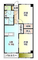 ロワール市川 402 ｜ 神奈川県小田原市扇町１丁目（賃貸マンション2LDK・4階・50.20㎡） その2