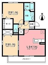 神奈川県小田原市下堀（賃貸アパート2LDK・2階・59.00㎡） その2