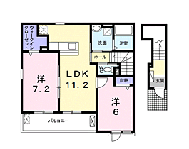 アイリスＡ 201 ｜ 神奈川県南足柄市広町109-39（賃貸アパート2LDK・2階・59.13㎡） その2