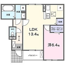 サンヒルズＢ 104 ｜ 神奈川県小田原市多古字外河原396-1の一部、396-3、-（賃貸アパート1LDK・1階・47.41㎡） その2