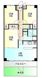 プレエステート長田 1階3LDKの間取り