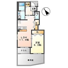 物件の間取り