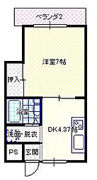 間取図画像 1K