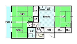 メゾン荒楯 3DKの間取図画像