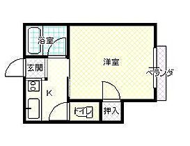 山形県山形市若葉町（賃貸アパート1K・3階・21.65㎡） その2