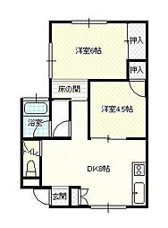 間取図画像 2DK