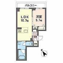 山形県山形市木の実町（賃貸マンション1LDK・4階・38.59㎡） その2