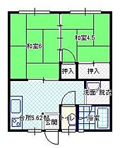 山形県山形市飯田西4丁目（賃貸アパート2K・2階・34.71㎡） その2